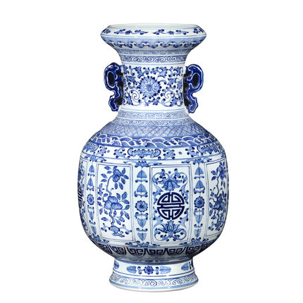 Kompatibelt porslin till Jahrriesnge white and blue vase cna0085 Kompatibelt porslin Jahrriesnge till white and blue vase cna0085