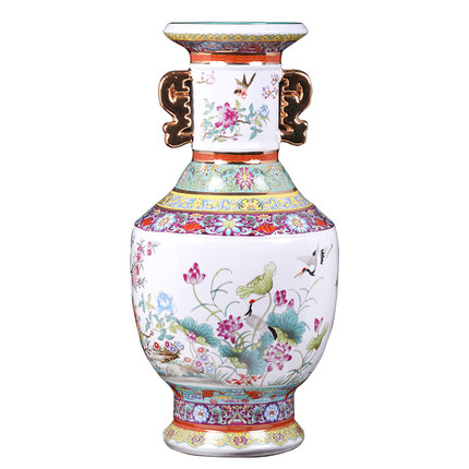 Kompatibelt porslin till Jahrriesnge binaural golden vase cna0086 Kompatibelt porslin Jahrriesnge till binaural golden vase cna0086
