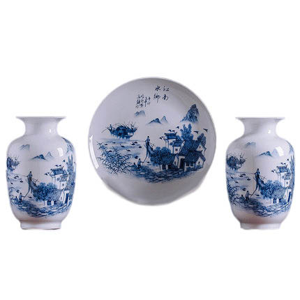 Kompatibelt porslin till Jahrriesnge vase set 3 pieces cna0190 Kompatibelt porslin Jahrriesnge till vase set 3 pieces cna0190
