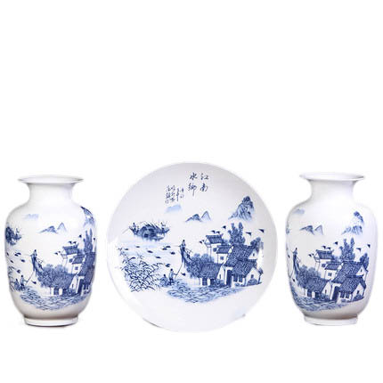 Kompatibelt porslin till Jahrriesnge vase set 3 pieces cna0191 Kompatibelt porslin Jahrriesnge till vase set 3 pieces cna0191