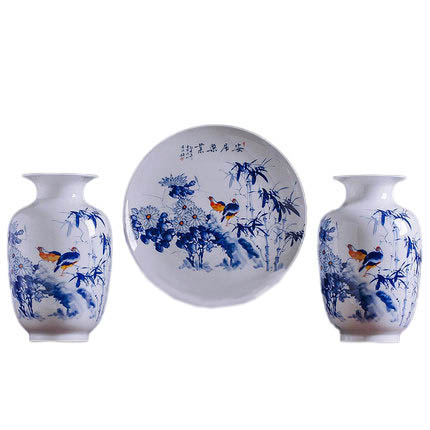 Kompatibelt porslin till Jahrriesnge vase set 3 pieces cna0198 Kompatibelt porslin Jahrriesnge till vase set 3 pieces cna0198