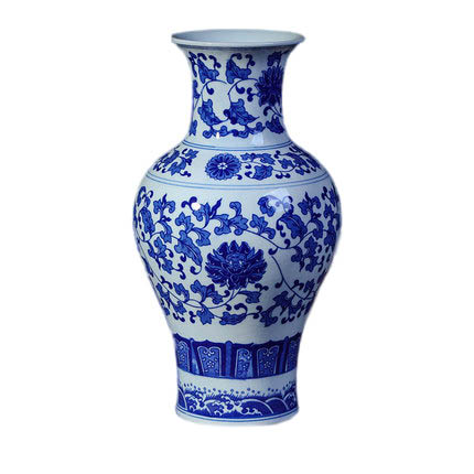 Kompatibelt porslin till Jahrriesnge white blue vase cna0211 Kompatibelt porslin Jahrriesnge till white blue vase cna0211