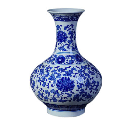Kompatibelt porslin till Jahrriesnge white blue vase cna0212 Kompatibelt porslin Jahrriesnge till white blue vase cna0212