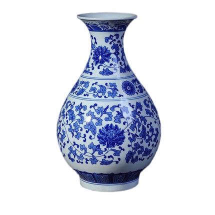 Kompatibelt porslin till Jahrriesnge white blue vase cna0213 Kompatibelt porslin Jahrriesnge till white blue vase cna0213