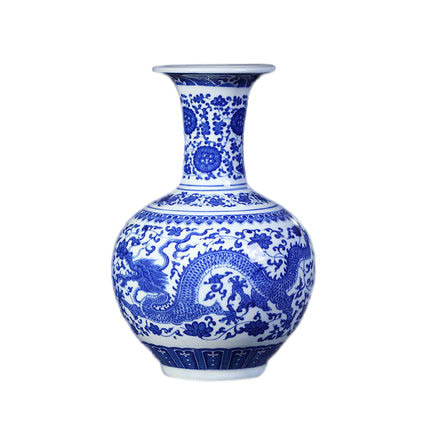Kompatibelt porslin till Jahrriesnge white and blue vase cna0253 Kompatibelt porslin Jahrriesnge till white and blue vase cna0253