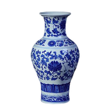 Kompatibelt porslin till Jahrriesnge white and blue vase cna0259 Kompatibelt porslin Jahrriesnge till white and blue vase cna0259