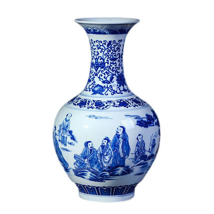 Kompatibelt porslin till Jahrriesnge white and blue vase cna0263 Kompatibelt porslin Jahrriesnge till white and blue vase cna0263
