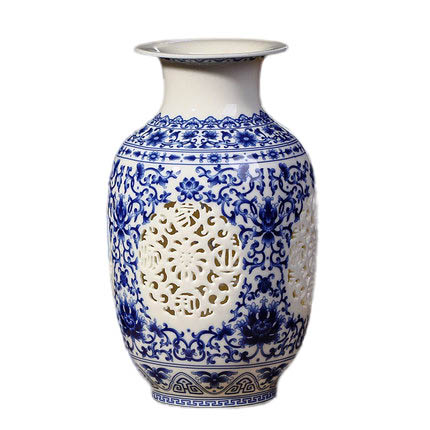 Kompatibelt porslin till Jahrriesnge hollow out vase cna0391 Kompatibelt porslin Jahrriesnge till hollow out vase cna0391
