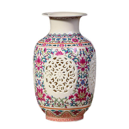 Kompatibelt porslin till Jahrriesnge hollow out vase cna0392 Kompatibelt porslin Jahrriesnge till hollow out vase cna0392