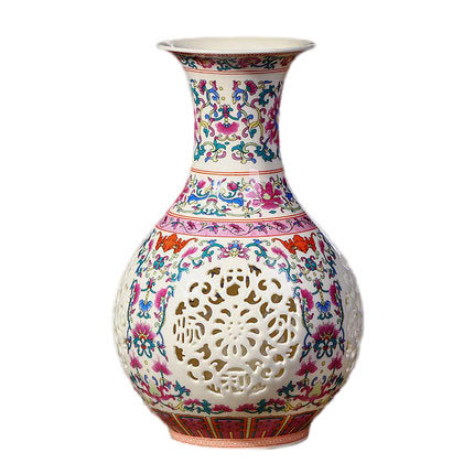 Kompatibelt porslin till Jahrriesnge hollow out vase cna0394 Kompatibelt porslin Jahrriesnge till hollow out vase cna0394