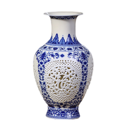 Kompatibelt porslin till Jahrriesnge hollow out vase cna0405 Kompatibelt porslin Jahrriesnge till hollow out vase cna0405