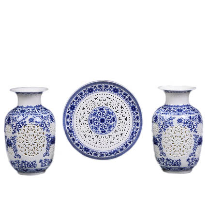 Kompatibelt porslin till Jahrriesnge hollow out vase cna0406 Kompatibelt porslin Jahrriesnge till hollow out vase cna0406