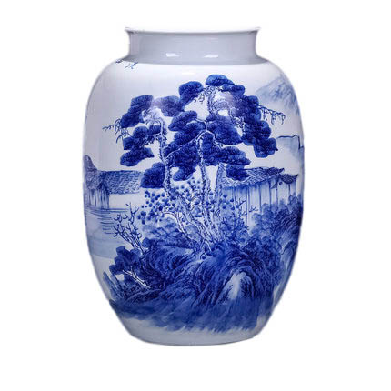 Kompatibelt porslin till Jahrriesnge white and blue vase cna0534 Kompatibelt porslin Jahrriesnge till white and blue vase cna0534