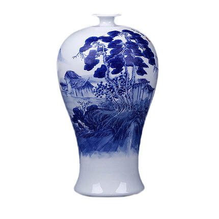 Kompatibelt porslin till Jahrriesnge white and blue vase cna0537 Kompatibelt porslin Jahrriesnge till white and blue vase cna0537