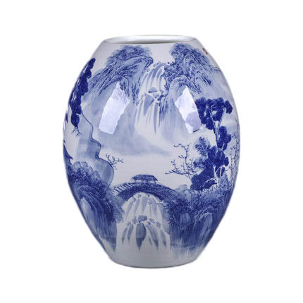 Kompatibelt porslin till Jahrriesnge white and blue vase cna0538 Kompatibelt porslin Jahrriesnge till white and blue vase cna0538