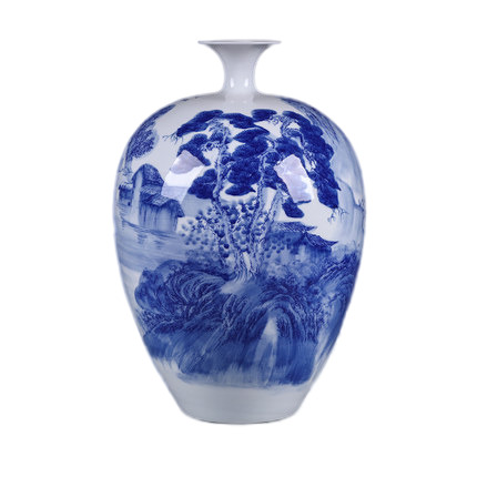 Kompatibelt porslin till Jahrriesnge white and blue vase cna0539 Kompatibelt porslin Jahrriesnge till white and blue vase cna0539