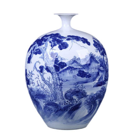 Kompatibelt porslin till Jahrriesnge white and blue vase cna0541 Kompatibelt porslin Jahrriesnge till white and blue vase cna0541