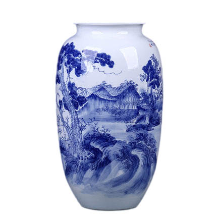 Kompatibelt porslin till Jahrriesnge white and blue vase cna0543 Kompatibelt porslin Jahrriesnge till white and blue vase cna0543