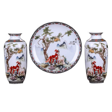 Kompatibelt porslin till Jahrriesnge vase set three pieces cna0566 Kompatibelt porslin Jahrriesnge till vase set three pieces cna0566