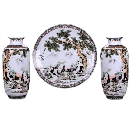 Kompatibelt porslin till Jahrriesnge vase set three pieces cna0568 Kompatibelt porslin Jahrriesnge till vase set three pieces cna0568