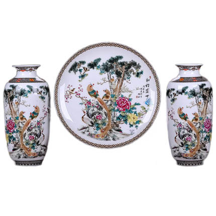 Kompatibelt porslin till Jahrriesnge vase set three pieces cna0569 Kompatibelt porslin Jahrriesnge till vase set three pieces cna0569