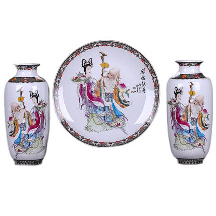 Kompatibelt porslin till Jahrriesnge vase set three pieces cna0573 Kompatibelt porslin Jahrriesnge till vase set three pieces cna0573