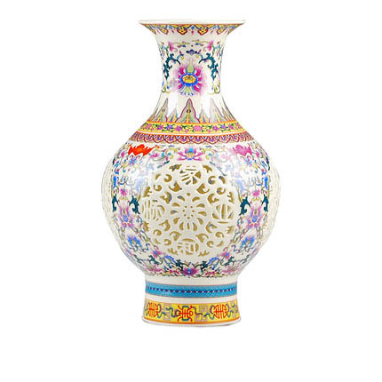 Kompatibelt porslin till Jahrriesnge colorful hollow vase cna0666 Kompatibelt porslin Jahrriesnge till colorful hollow vase cna0666
