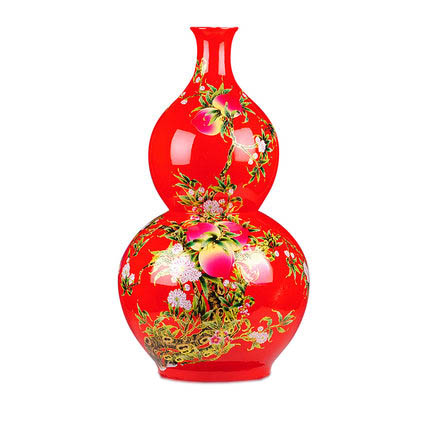 Kompatibelt porslin till Jahrriesnge red gourd vase cna0721 Kompatibelt porslin Jahrriesnge till red gourd vase cna0721