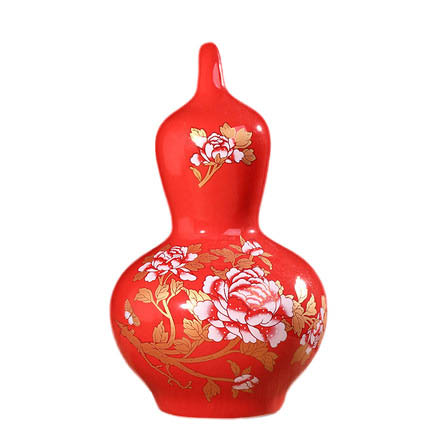 Kompatibelt porslin till Jahrriesnge red gourd vase cna0855 Kompatibelt porslin Jahrriesnge till red gourd vase cna0855