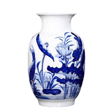 Kompatibelt porslin till Jahrriesnge relief lotus vase cna0901 Kompatibelt porslin Jahrriesnge till relief lotus vase cna0901