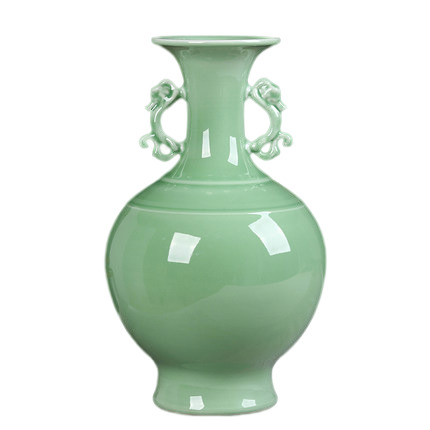 Kompatibelt porslin till Jahrriesnge green binaural vase cna0914 Kompatibelt porslin Jahrriesnge till green binaural vase cna0914