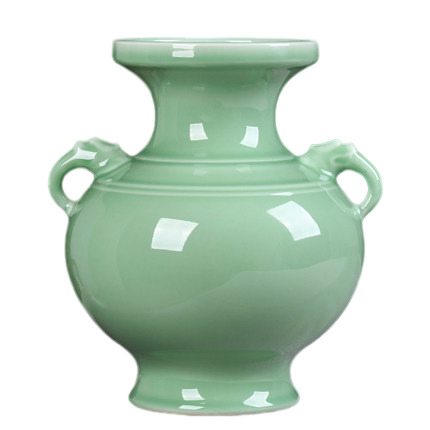 Kompatibelt porslin till Jahrriesnge green binaural vase cna0917 Kompatibelt porslin Jahrriesnge till green binaural vase cna0917