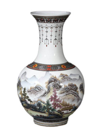 Kompatibelt porslin till Jahrriesnge landscape vase cna0923 Kompatibelt porslin Jahrriesnge till landscape vase cna0923