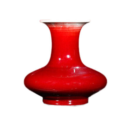 Kompatibelt porslin till Jahrriesnge crack glaze red vase cna0948 Kompatibelt porslin Jahrriesnge till crack glaze red vase cna0948