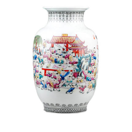 Kompatibelt porslin till Jahrriesnge vase cna0997 Kompatibelt porslin Jahrriesnge till vase cna0997