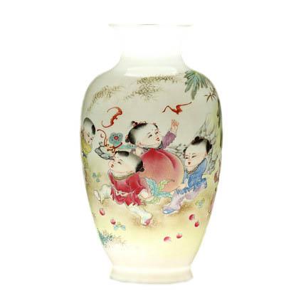 Kompatibelt porslin till Jahrriesnge colorful landscape vase cna1003 Kompatibelt porslin Jahrriesnge till colorful landscape vase cna1003