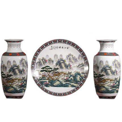 Kompatibelt porslin till Jahrriesnge spring vase set 3pcs cna1046 Kompatibelt porslin Jahrriesnge till spring vase set 3pcs cna1046