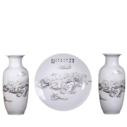 Kompatibelt porslin till Jahrriesnge vase set 3pcs cna1057 Kompatibelt porslin Jahrriesnge till vase set 3pcs cna1057