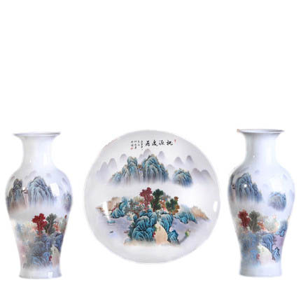 Kompatibelt porslin till Jahrriesnge vase set 3pcs cna1060 Kompatibelt porslin Jahrriesnge till vase set 3pcs cna1060