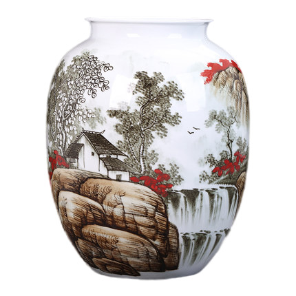 Kompatibelt porslin till Jahrriesnge hand painted big vase cna1140 Kompatibelt porslin Jahrriesnge till hand painted big vase cna1140