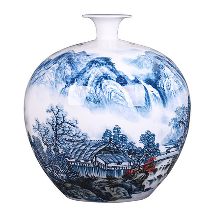 Kompatibelt porslin till Jahrriesnge landscape vase cna1285 Kompatibelt porslin Jahrriesnge till landscape vase cna1285