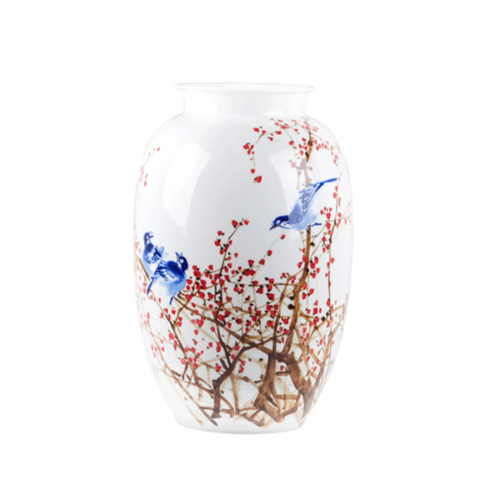 Kompatibelt porslin till Jahrriesnge spring scenery vase cna1286 Kompatibelt porslin Jahrriesnge till spring scenery vase cna1286