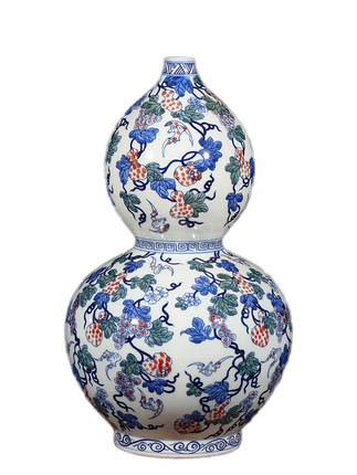 Kompatibelt porslin till Jahrriesnge gourd vase cna1290 Kompatibelt porslin Jahrriesnge till gourd vase cna1290