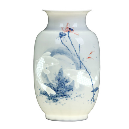 Kompatibelt porslin till Jahrriesnge lotus flower vase cna1310 Kompatibelt porslin Jahrriesnge till lotus flower vase cna1310