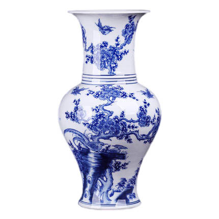 Kompatibelt porslin till Jahrriesnge blue and white vase cna1332 Kompatibelt porslin Jahrriesnge till blue and white vase cna1332