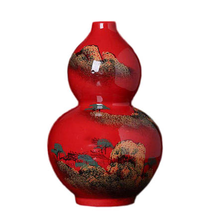 Kompatibelt porslin till Jahrriesnge red landscape vase cna1353 Kompatibelt porslin Jahrriesnge till red landscape vase cna1353