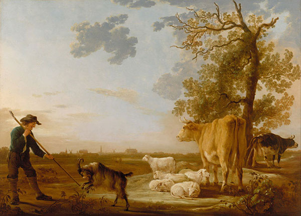 Kompatibelt Landskap till JAHRRIESNGE Morning-Landscape-with-Cattle-lpf00996 Kompatibelt Landskap JAHRRIESNGE till Morning-Landscape-with-Cattle-lpf00996