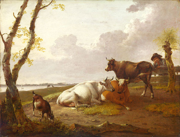 Kompatibelt Landskap till JAHRRIESNGE Morning-Landscape-with-Cattle-lpf00997 Kompatibelt Landskap JAHRRIESNGE till Morning-Landscape-with-Cattle-lpf00997