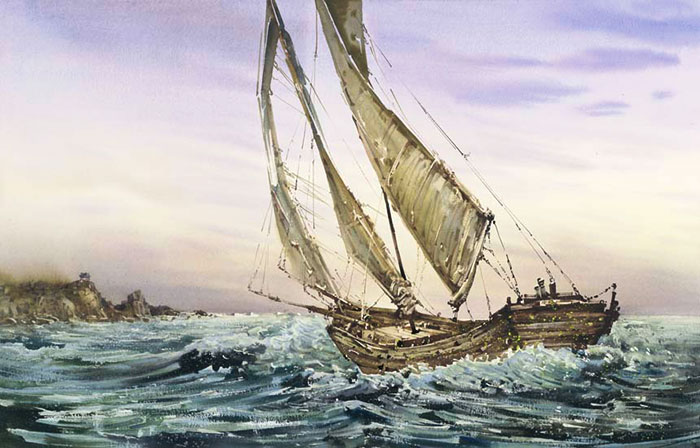Kompatibelt Landskap till JAHRRIESNGE sailboat lpf08245 Kompatibelt Landskap JAHRRIESNGE till sailboat lpf08245