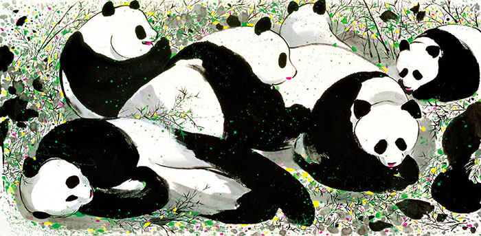 Kompatibelt Landskap till JAHRRIESNGE panda lpf09208 Kompatibelt Landskap JAHRRIESNGE till panda lpf09208